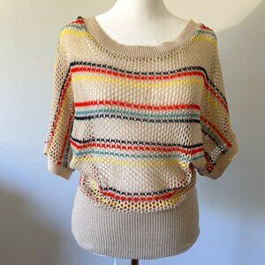 Mesh crochet top